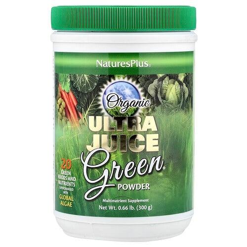 Naturesplus Organic Ultra Juice Green Powder 0 66 Lb 300 G product image