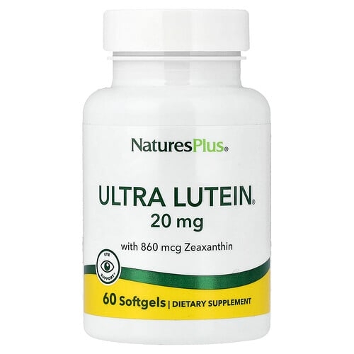 Naturesplus Ultra Lutein 20 Mg 60 Softgels product image