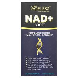 Ageless Foundation Laboratories Nad Boost 30 Veg Capsules