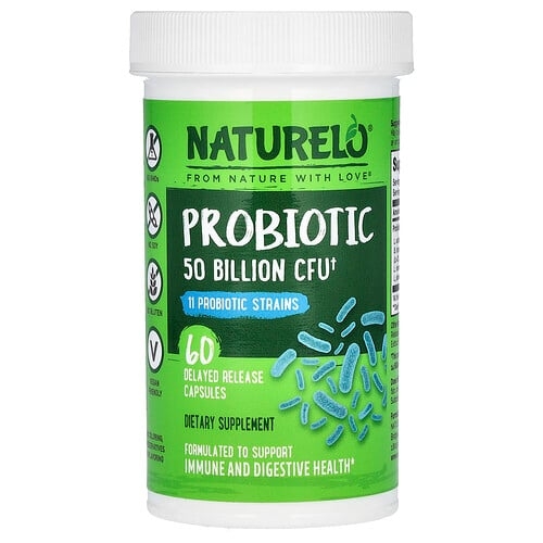 Naturelo Probiotic 50 Billion Cfu 60 Delayed Release Capsules product image