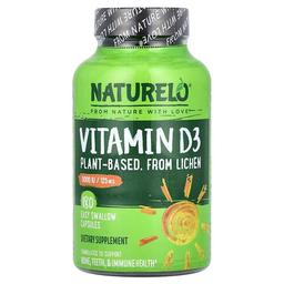 Naturelo Vitamin D3 125 Mcg 5 000 Iu 180 Easy Swallow Capsules