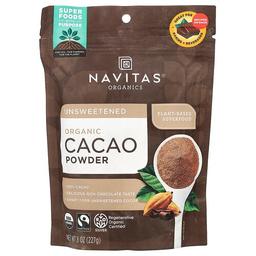 Navitas Organics Organic Cacao Powder Unsweetened 8 Oz 227 G
