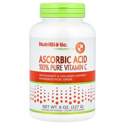 Nutribiotic Immunity Ascorbic Acid 100 Pure Vitamin C Crystalline Powder 8 Oz 227 G