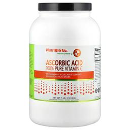Nutribiotic Immunity Ascorbic Acid 100 Pure Vitamin C Crystalline Powder 5 Lb 2 26 Kg