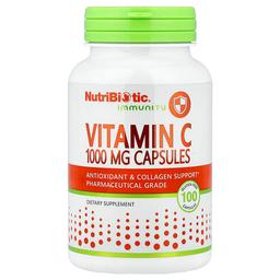 Nutribiotic Immunity Vitamin C 1 000 Mg 100 Gluten Free Capsules