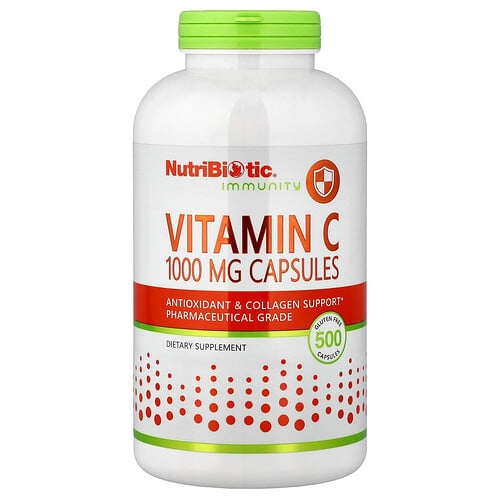 Nutribiotic Immunity Vitamin C 1 000 Mg 500 Capsules product image
