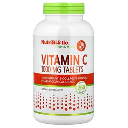 Nutribiotic Immunity Vitamin C 1 000 Mg 250 Vegan Tablets
