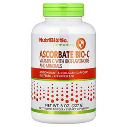 Nutribiotic Immunity Ascorbate Bio C Powder Vitamin C With Bioflavonoids And Minerals 8 Oz 227 G