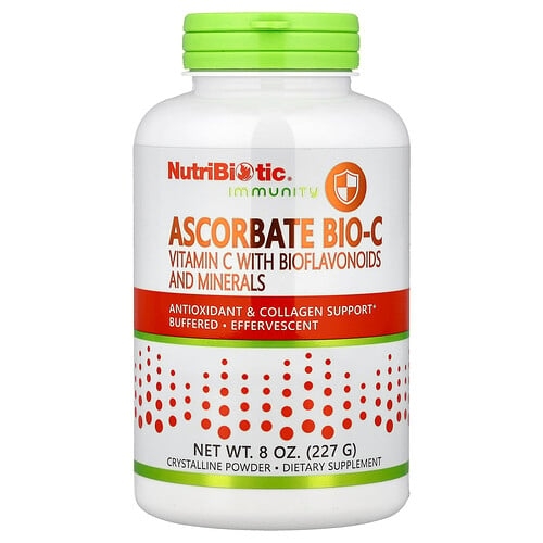 Nutribiotic Immunity Ascorbate Bio C Powder Vitamin C With Bioflavonoids And Minerals 8 Oz 227 G product image