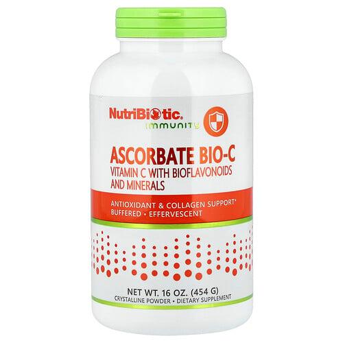 Nutribiotic Immunity Ascorbate Bio C Vitamin C With Bioflavonoids And Minerals 16 Oz 454 G product image