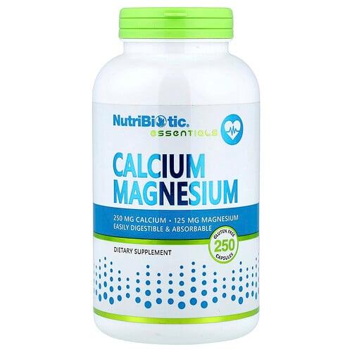 Nutribiotic Essentials Calcium Magnesium 250 Capsules product image