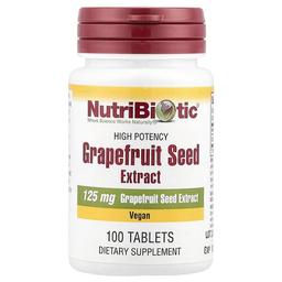 Nutribiotic Grapefruit Seed Extract High Potency 125 Mg 100 Tablets