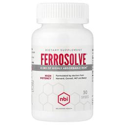 Nbi Ferrosolve 30 Capsules