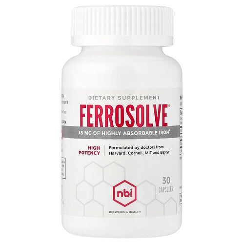 Nbi Ferrosolve 30 Capsules product image