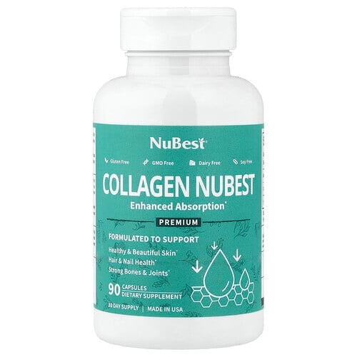 Nubest Collagen Nubest Enhanced Absorption 90 Capsules 500 Mg Per Capsule product image