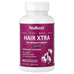 Nubest Hair Xtra 60 Vegetarian Capsules