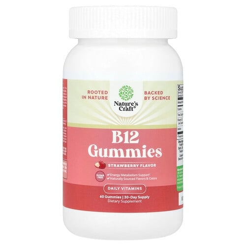Nature S Craft B12 Gummies Strawberry 60 Gummies product image