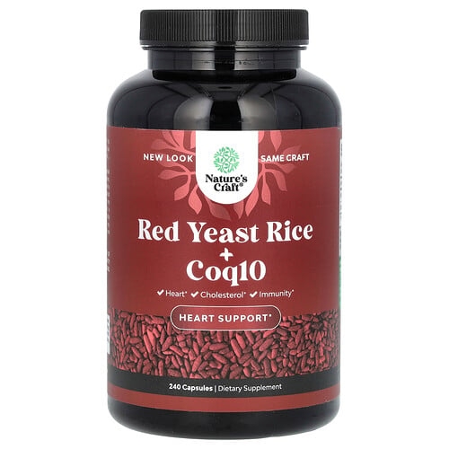 Nature S Craft Red Yeast Rice Coq10 240 Capsules product image