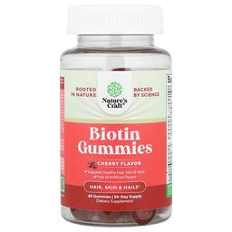 Nature S Craft Biotin Gummies Cherry 60 Gummies