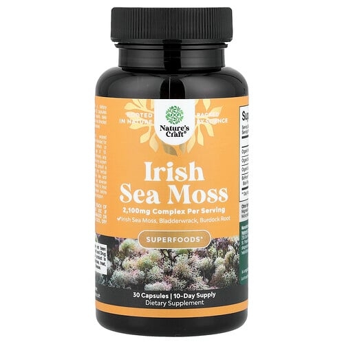 Nature S Craft Irish Sea Moss 30 Capsules product image