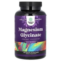 Nature S Craft Magnesium Glycinate 240 Capsules 100 Mg Per Capsule