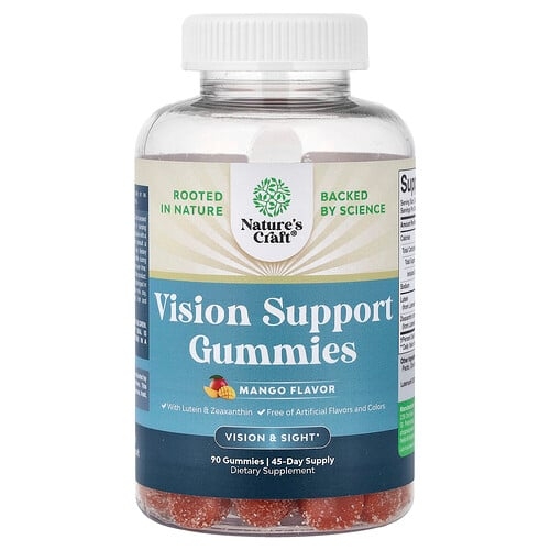 Nature S Craft Vision Support Gummies Mango 90 Gummies product image