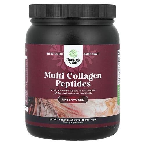 Nature S Craft Multi Collagen Peptides Unflavored 16 Oz 454 G product image