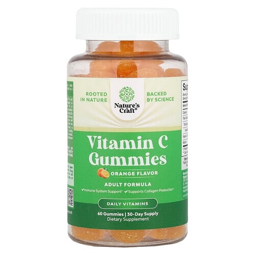Nature S Craft Vitamin C Gummies Orange 60 Gummies product image