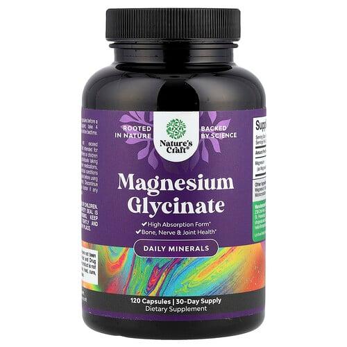 Nature S Craft Magnesium Glycinate 120 Capsules 125 Mg Per Capsule product image
