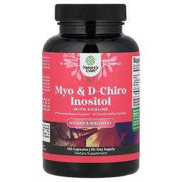 Nature S Craft Women S Wellness Myo D Chiro Inositol With Choline 120 Capsules