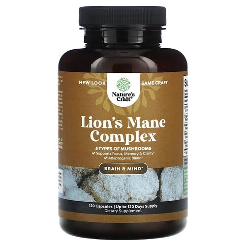 Nature S Craft Lion S Mane Complex 120 Capsules product image