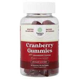 Nature S Craft Cranberry Gummies Cranberry 60 Gummies 12 500 Mg Per Gummy