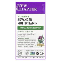 New Chapter Women S Advanced Multivitamin 120 Vegetarian Tablets