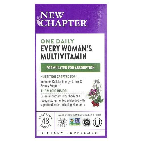 New Chapter One Daily Every Woman S Multivitamin 48 Vegetarian Tablets product image
