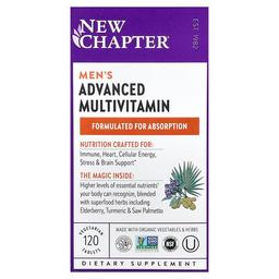 New Chapter Men S Advanced Multivitamin 120 Vegetarian Tablets