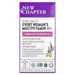 New Chapter One Daily Every Woman S Multivitamin 40 72 Vegetarian Tablets