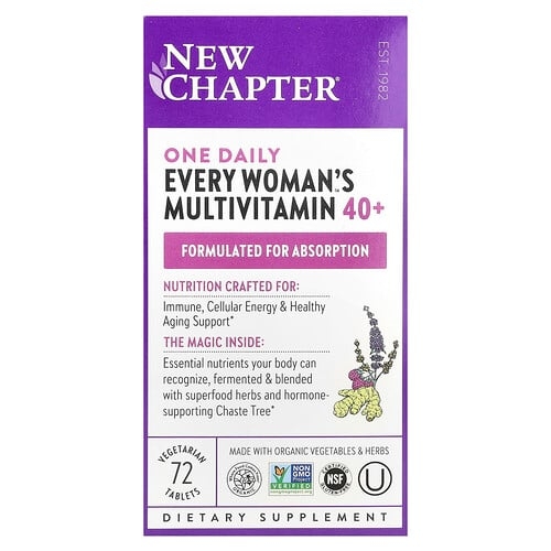 New Chapter One Daily Every Woman S Multivitamin 40 72 Vegetarian Tablets product image