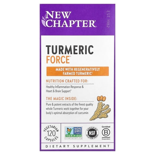 New Chapter Turmeric Force 120 Vegetarian Capsules product image