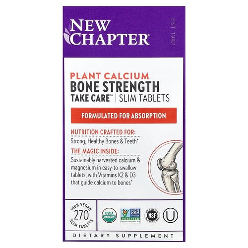 New Chapter Bone Strength Take Care 270 Vegetarian Slim Tablets product image