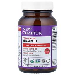 New Chapter Fermented Vitamin D3 90 Vegetarian Tablets