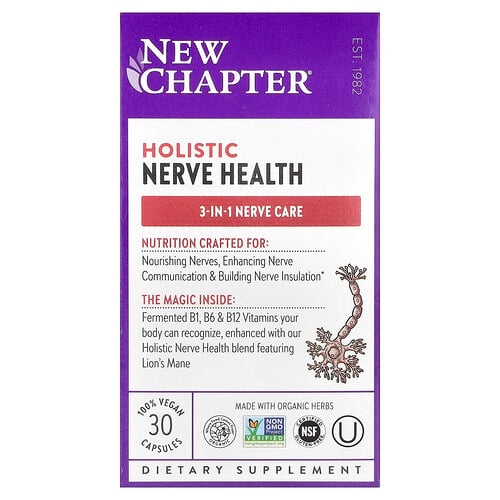 New Chapter Holistic Nerve Health 30 Capsules product image