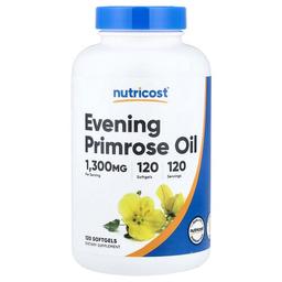 Nutricost Evening Primrose Oil 1 300 Mg 120 Softgels