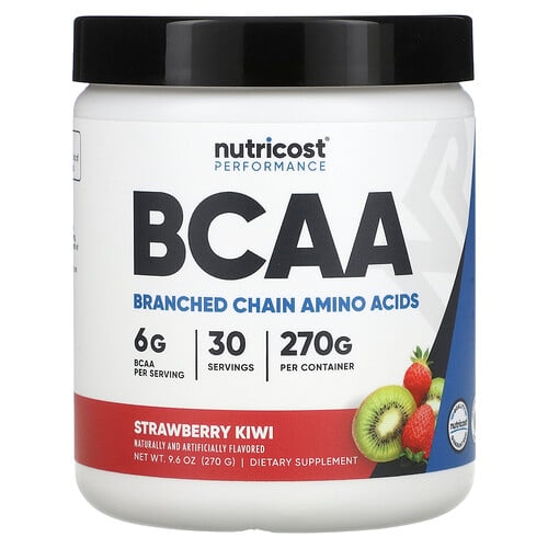 Nutricost Performance Bcaa Strawberry Kiwi 9 6 Oz 270 G product image