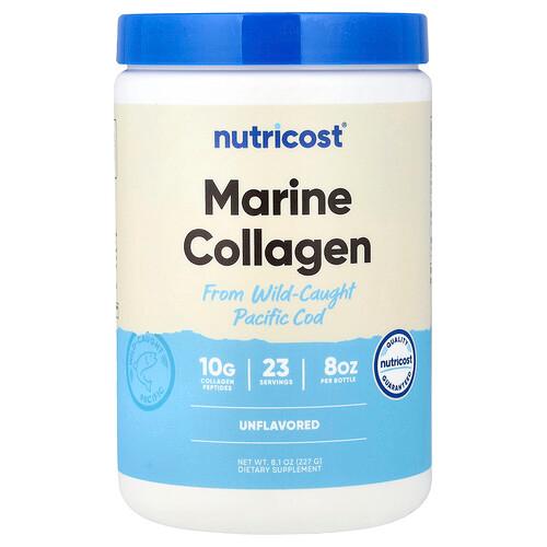 Nutricost Marine Collagen From Wild Caught Pacific Cod Unflavored 8 1 Oz 227 G product image