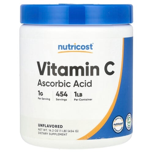 Nutricost Vitamin C Unflavored 16 2 Oz 454 G product image