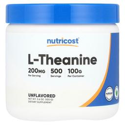 Nutricost L Theanine Unflavored 3 6 Oz 100 G
