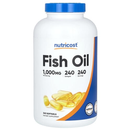 Nutricost Fish Oil 1 000 Mg 240 Softgels product image