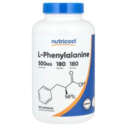 Nutricost L Phenylalanine 500 Mg 180 Capsules