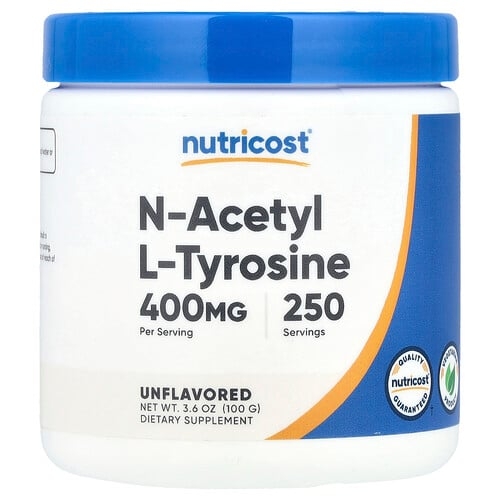 Nutricost N Acetyl L Tyrosine Unflavored 3 6 Oz 100 G product image
