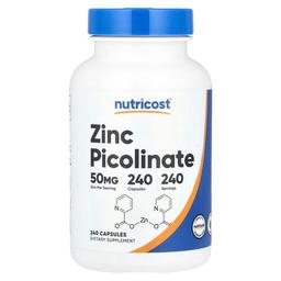 Nutricost Zinc Picolinate 50 Mg 240 Capsules
